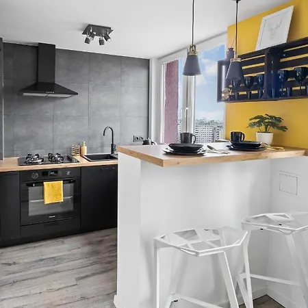 Skyapartment 16th Floor Апартаменты Варшава